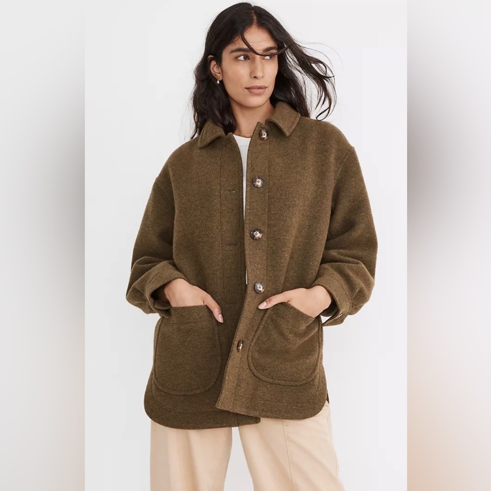 Madewell Brushed Belrose Shirt-Jacket